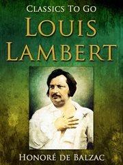 Louis Lambert cover image