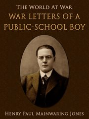 War letters of a public-school boy cover image