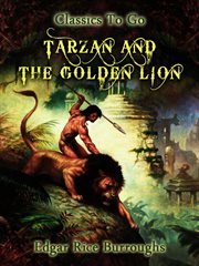 Tarzan and the golden lion cover image