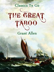The great taboo cover image