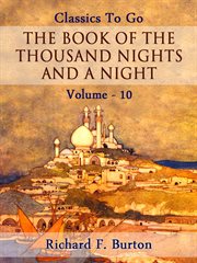 The book of the thousand nights and a night - volume 10 cover image