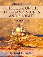The book of the thousand nights and a night, volume 13 cover image