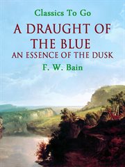 A draught of the blue cover image