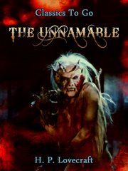 H.P. Lovecraft's The Unnamable cover image