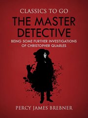 The master detective cover image