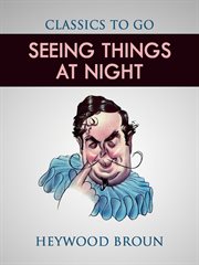 Seeing things at night cover image