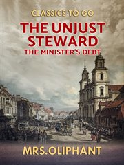 The unjust steward the minister's debt cover image