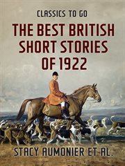 The Best British short stories of 1922 cover image