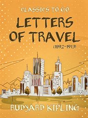 Letters of travel (1892-1913) cover image