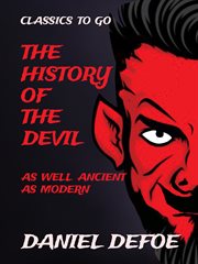 The history of the devil as well ancient as modern cover image