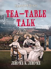 Tea-table talk cover image