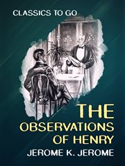 The observations of Henry cover image