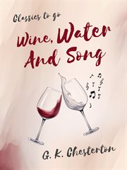 Wine, water and song cover image