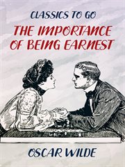 The importance of being earnest cover image