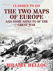 The two maps of europe and some aspects of the great war cover image
