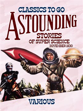 Cover image for Astounding Stories Of Super Science November 1930