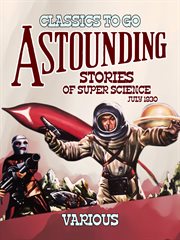 Astounding stories of super science july 1930 cover image