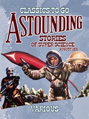 Astounding Stories Of Super Science. August 1931 cover image