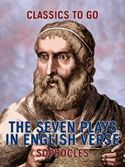 The seven plays in English verse cover image