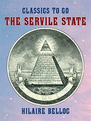 The servile state cover image