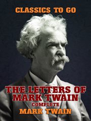 The letters of mark twain, complete cover image
