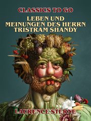 Leben und Meinungen des Herrn Tristram Shandy cover image