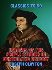 Leaders of the people studies in democratic history cover image