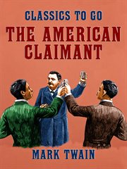 The American claimant ; : Pudd'nhead Wilson cover image