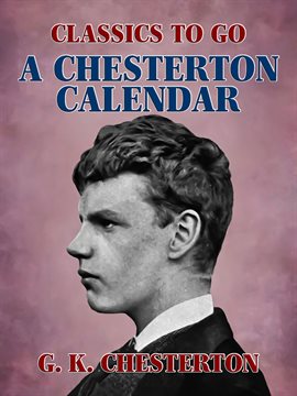 Imagen de portada para A Chesterton Calendar
