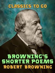 Browning's shorter poems cover image