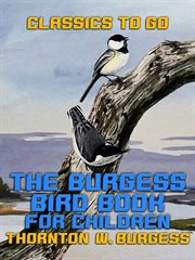 The Burgess bird book for children cover image