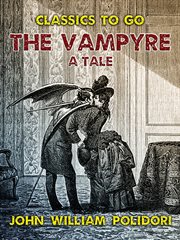 The vampyre : a tale cover image