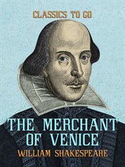 The merchant of Venice : a play cover image