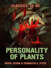 Personality of plants cover image