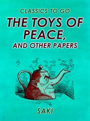 The toys of peace and other papers cover image