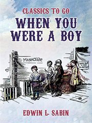 When you were a boy cover image