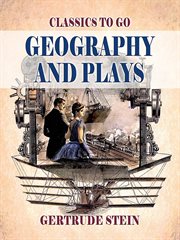Geography and Plays cover image