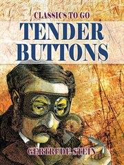 Tender Buttons cover image