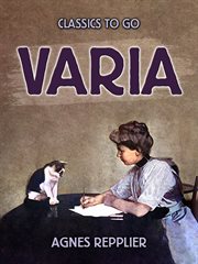 Varia cover image
