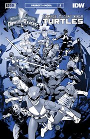 Mighty Morphin Power Rangers/Teenage Mutant Ninja Turtles II Black & White Edition cover image