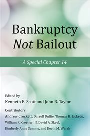 Bankruptcy not bailout: a special chapter 14 cover image