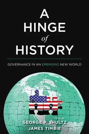 A hinge of history : governance in an emerging new world cover image