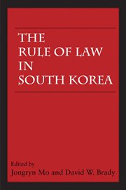 The rule of law in South Korea cover image