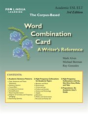 The Word Combination Card : A Writer's Reference cover image