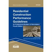 Residential Construction Performance Guidelines : Contractor Reference cover image