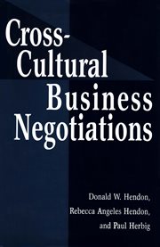 Cross-cultural business negotiations cover image