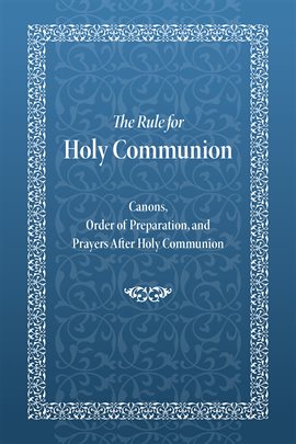 Cover image for Rule for Holy Communion