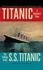 Titanic a survivor's story cover image