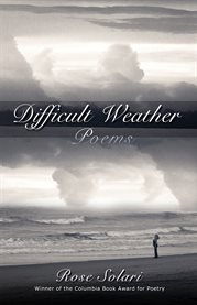Difficult weather poems cover image