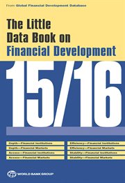 The Little Data Book on Financial Development 2015/2016 cover image